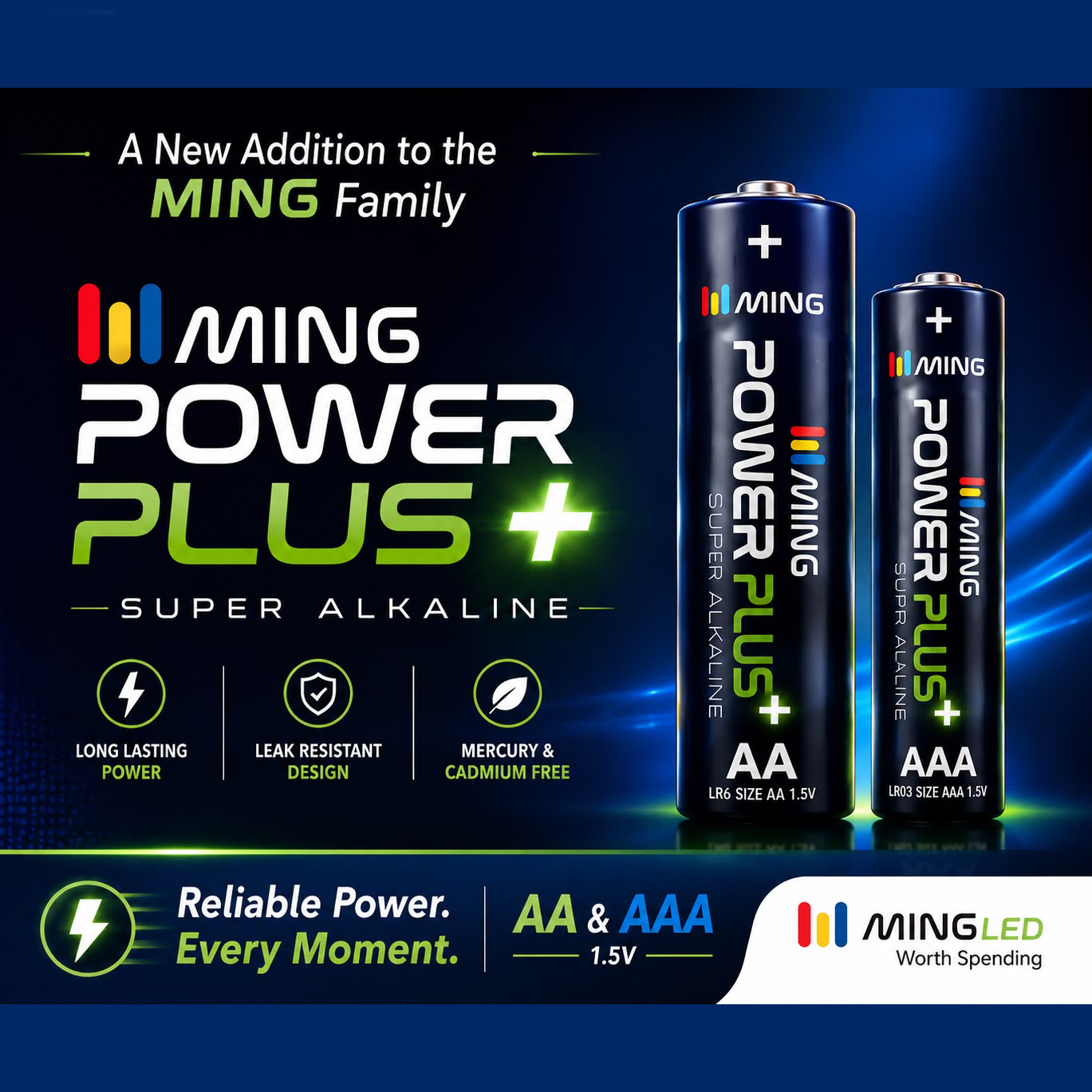 MING Power Plus+ Batteries